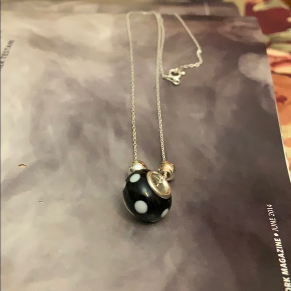 Murano Style Glass Bead Necklace & Earrings Set - Picture 4 of 8